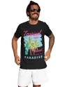 Cotton Men's t-Shirt Printed Beach Wear Tshirt | Round Neck Summer Holidays Tshirt
