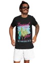 Men's 100% Cotton Goa Printed t-shirt | Round Neck Summer Holidays t-shirt | Half Sleeve Graphic Tshirt