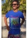 Men's 100% Cotton Goa Printed t-shirt | Round Neck Summer Holidays t-shirt | Half Sleeve Graphic Tshirt (IN, Alpha, S, Regular, Blue)