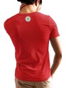 Men's 100% Cotton Goa Printed t-shirt | Round Neck Summer Holidays t-shirt | Half Sleeve Graphic Tshirt (IN, Alpha, S, Regular, Red)