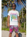 Men's 100% Cotton Goa Printed t-shirt | Round Neck Summer Holidays t-shirt | Half Sleeve Graphic Tshirt (IN, Alpha, S, Regular, White)
